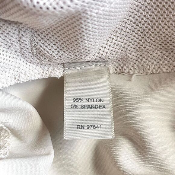 J Jill Outdoor Hiking Cream Cargo Cropped Pant Size 14 Adjustable Waist/Hem - Picture 7 of 8